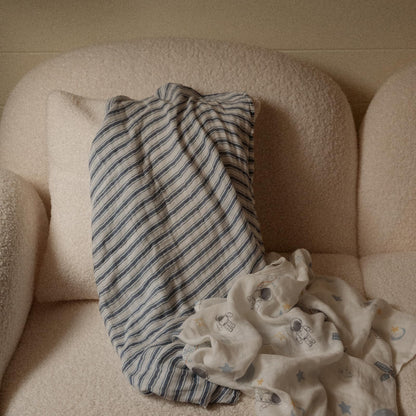GLLQUEN Musselintücher für Babys, 6 Stück Spucktücher aus Baumwolle 70 cm x 70 cm, saugfähig und atmungsaktiv und ideal zum Reinigen, Abwischen und Abdecken von Neugeborenen