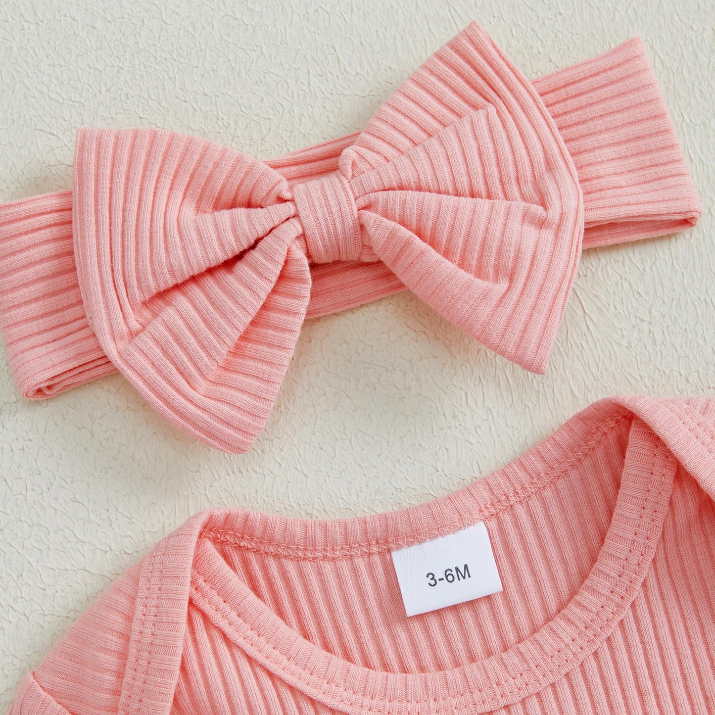 Geagodelia Baby Girl Romper + Headband Newborn Clothing Outfit Jumpsuit Baby Clothes Soft Baby Romper 
