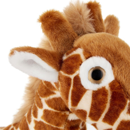 Zappi Co Rhinoceros Rhinoceros Plush Toy (22 cm) Horned Miracle - Soft, Cuddly, 100% Recycled - Mighty African Friend
