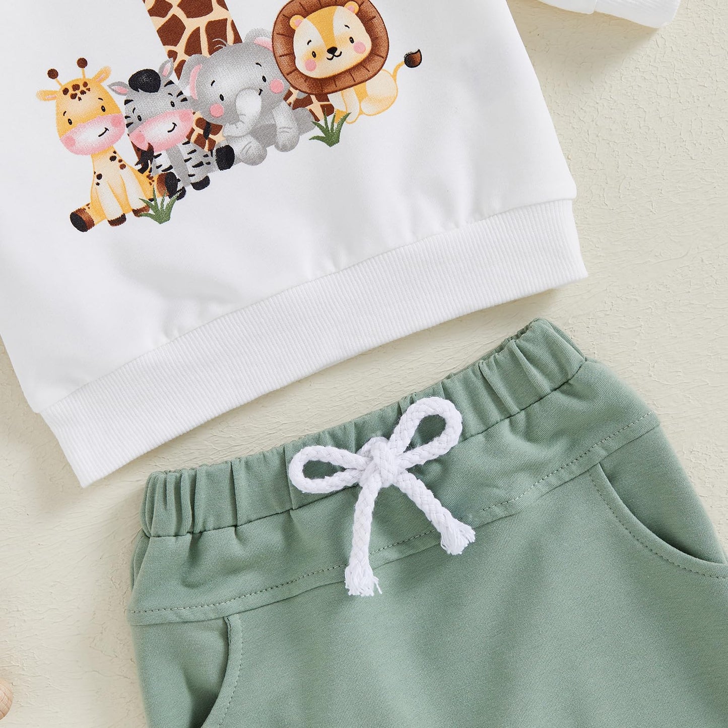1. Jahr Geburtstag Outfit Baby Junge Kleidung Set Langarm Sweatshirt und Hose Kleidung Sets für Jungen