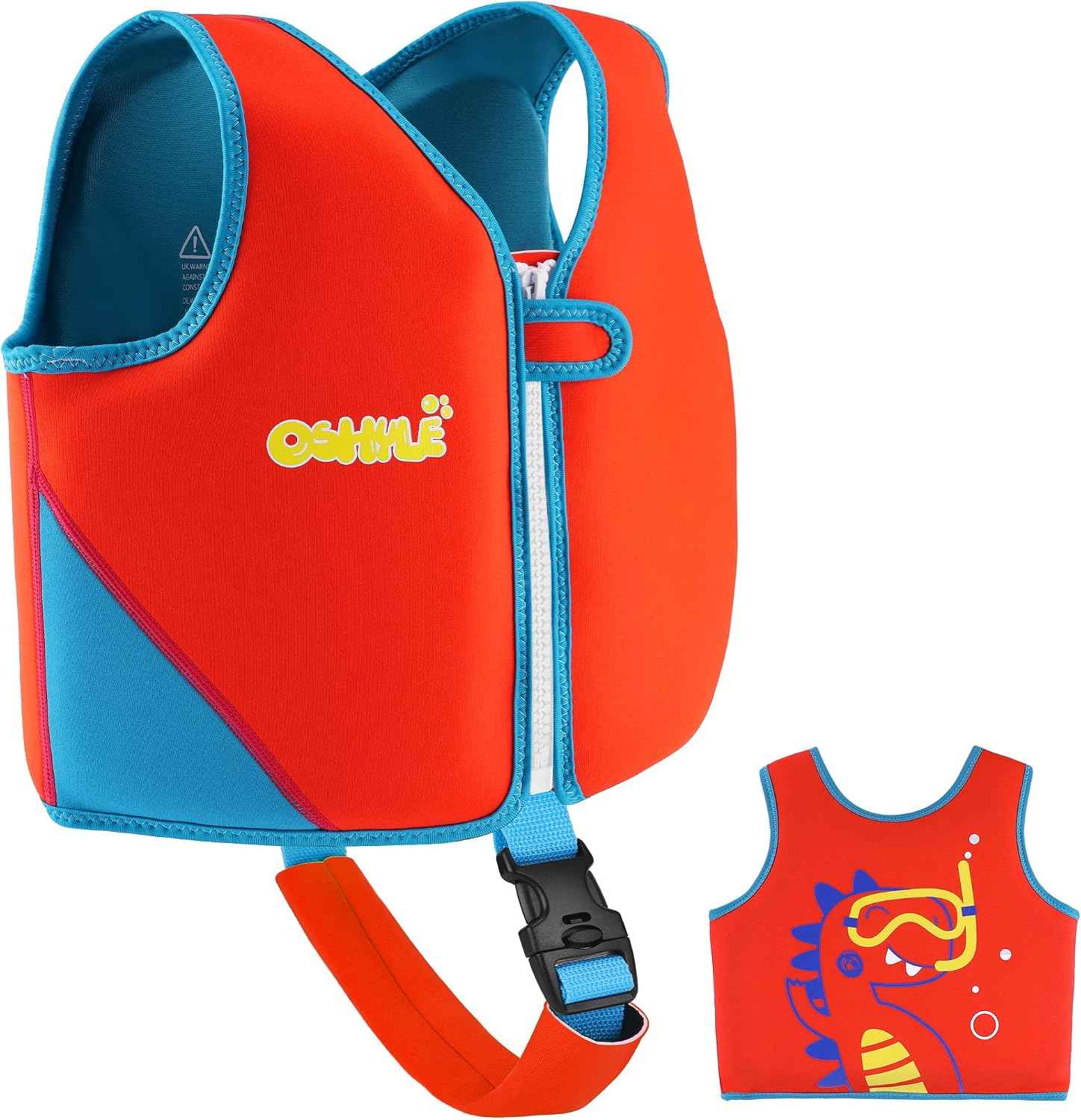 Schwimmweste Kinder, Neopren-Schwimmlernhilfe mit Sicherheitsgurt | SCHWIMMLERNHILFE FÜR KINDER