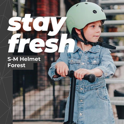 Scoot and Ride Baby Helmet with Adjustable Straps - Matte Finish - Small and Medium - Includes LED Safety Light and Soft Fleece Padding for Extra Protection