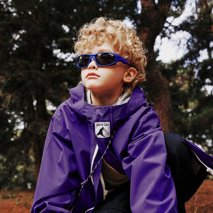 Hifot Sonnenbrille Kinder Polarisierte Sportbrille für Jungen und Mädchen UV400 Schutz gegen UltravioletteFahrradbrille Silikon Sonnenstrahlen Alter 3-12 Jahre