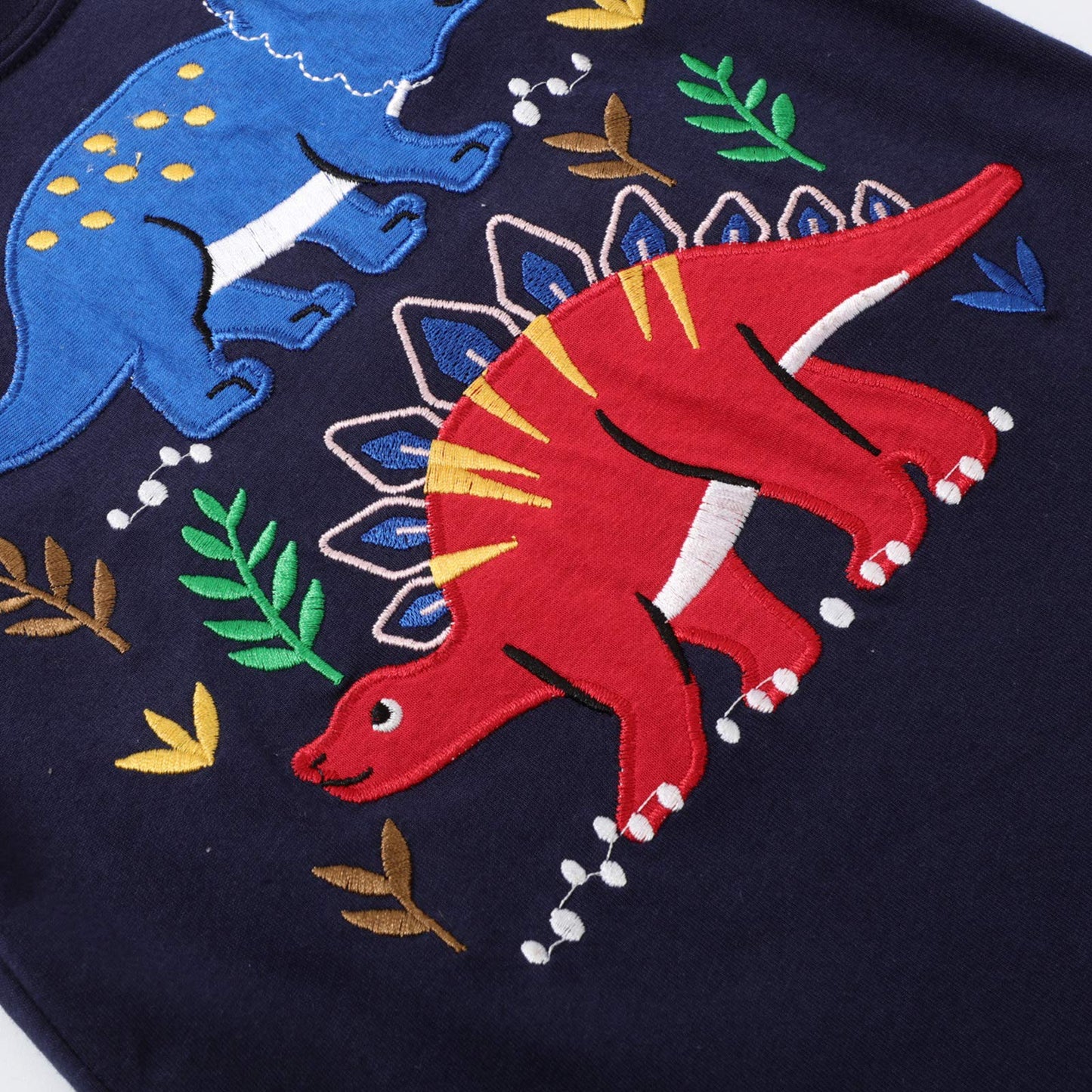 YOUNGSOUL Jungen T-Shirt Dinosaurier Kinder Kurzarm Tee Shirt Sommer Tops 3er-Pack