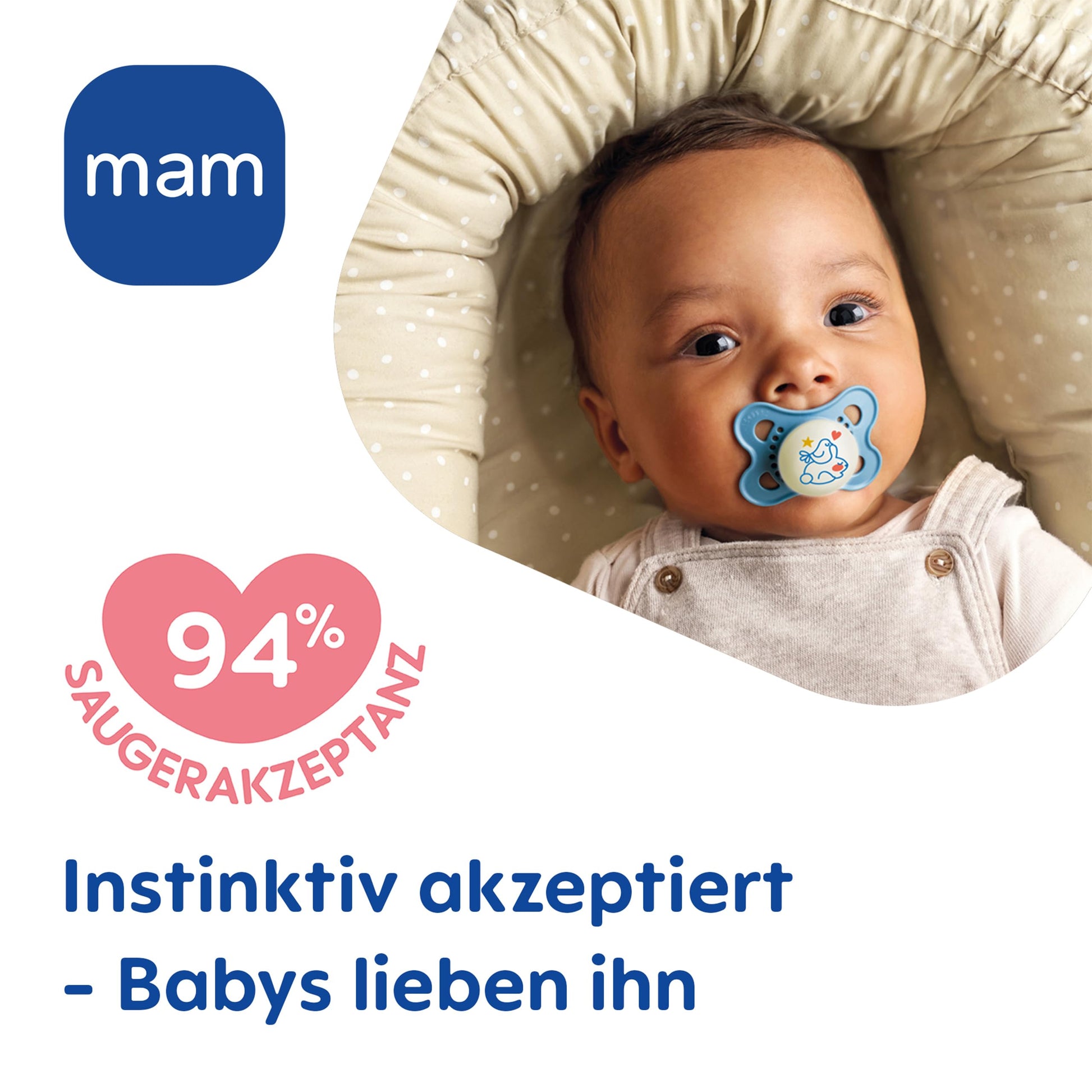 MAM Original Schnuller im 2er-Set, zahnfreundlicher Baby aus nachhaltigen & bio-erneuerbaren Materialien, Sauger aus SkinSoft Silikon, mit Schnullerbox, 0-6 Monate, Fisch/Seerose - Meloni2