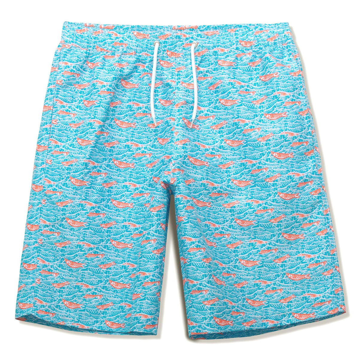 MEILONGER Boys' Swim Shorts Quick-drying Boardshorts with Mesh Lining Pockets and Adjustable Drawstring 