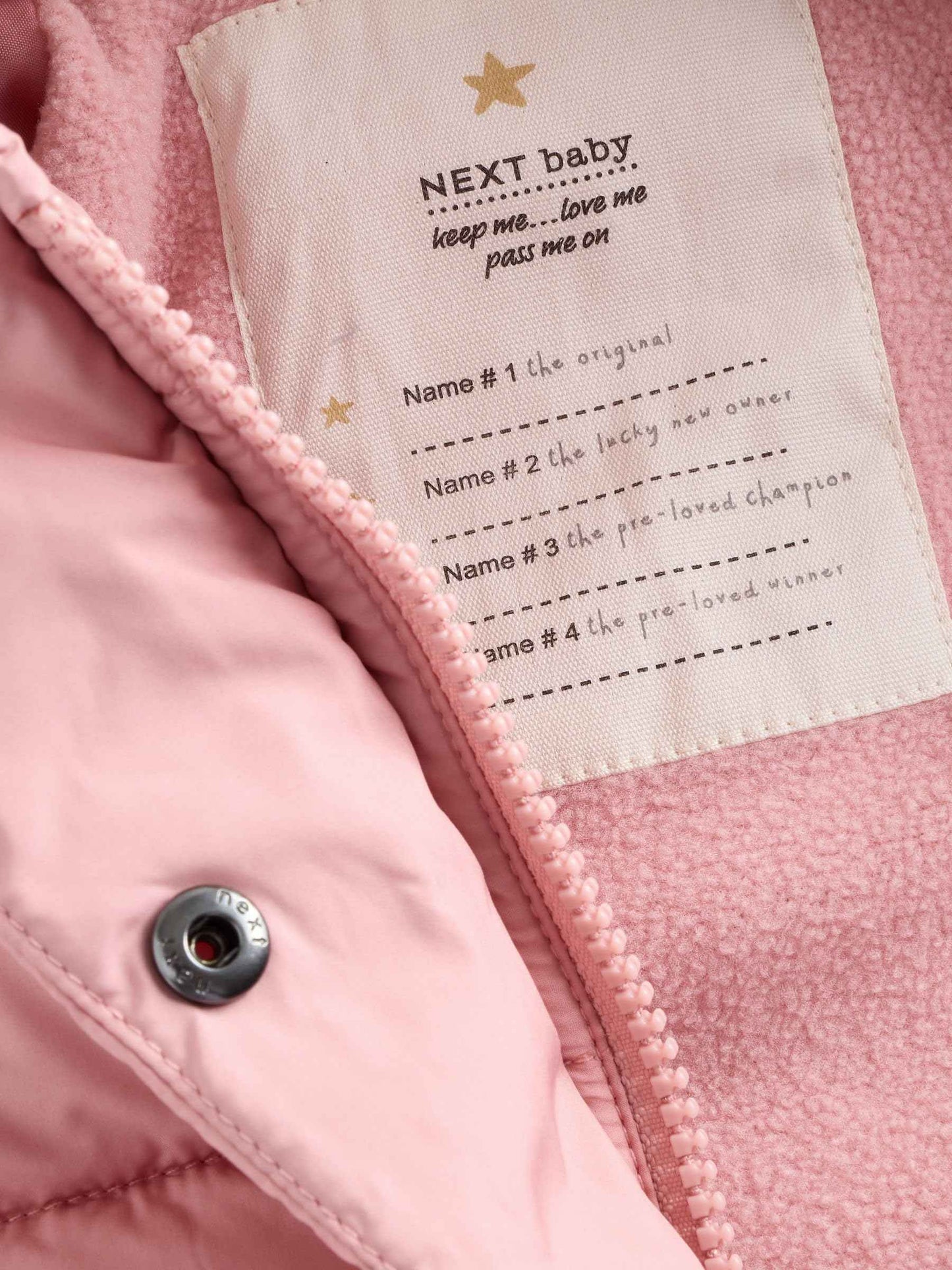 NEXT Baby Girls' Padded Hooded Jacket