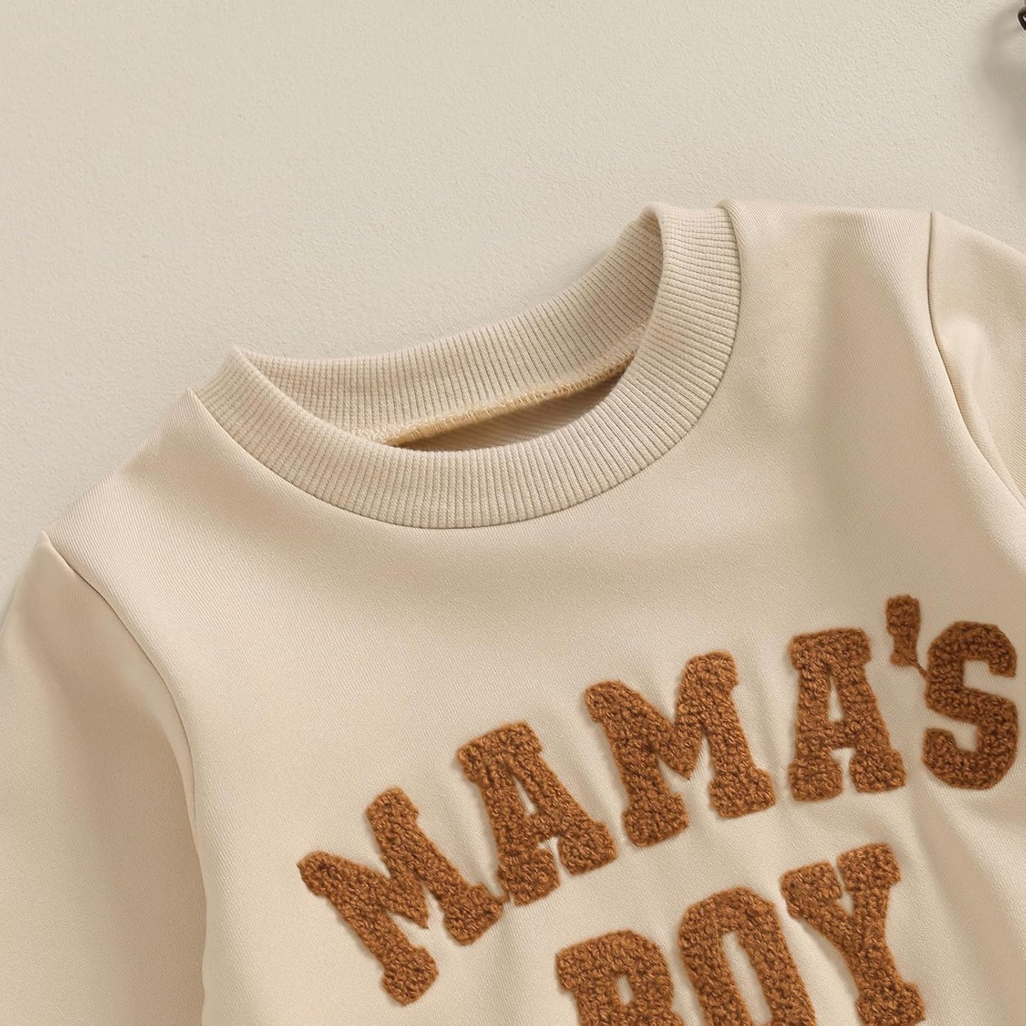 Baby Boys' Two-Piece Outfit, Long Sleeve Sweatshirt + Trousers, 2-Piece Set, Baby Clothing, 0-3 Years, Children's Outfit for Baby Boys 