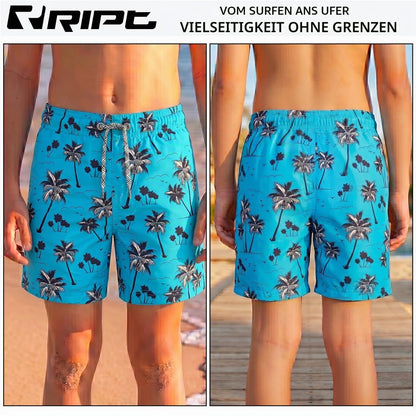 Schnelltrocknende Badeshorts für Jungen – UV50 Sonnenschutz für Aktiven Sommer Spaß