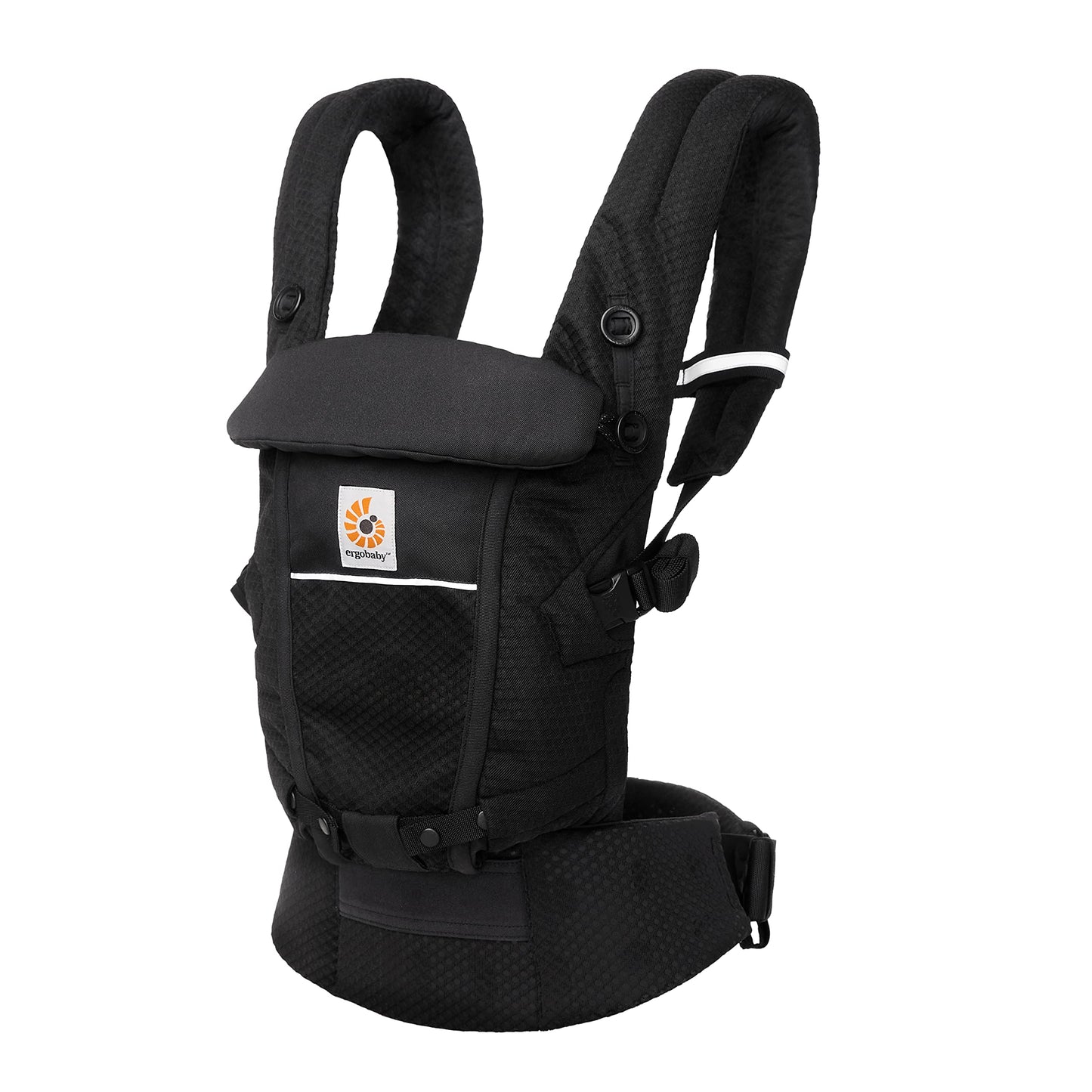 Ergobaby Adapt Babytrage für Neugeborene ab Geburt, 3-Positionen SoftFlex Mesh Ergonomische Babybauchtrage Rückentrage Baby-Tragetasche, Natural Beige, 1 Einheit
