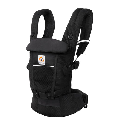 Ergobaby Adapt Babytrage für Neugeborene ab Geburt, 3-Positionen SoftFlex Mesh Ergonomische Babybauchtrage Rückentrage Baby-Tragetasche, Natural Beige, 1 Einheit
