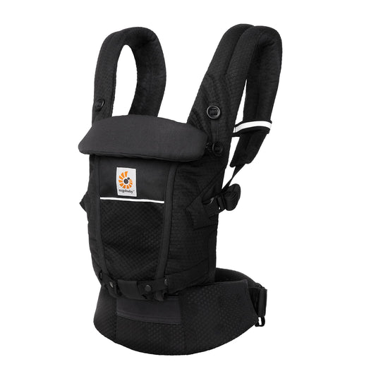 Ergobaby Adapt Babytrage für Neugeborene ab Geburt, 3-Positionen SoftFlex Mesh Ergonomische Babybauchtrage Rückentrage Baby-Tragetasche, Natural Beige, 1 Einheit