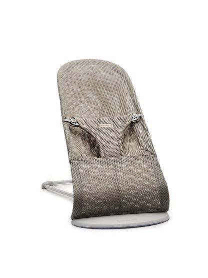 BabyBjörn Bliss Baby Bouncer, Woven, Classic Quilting, Sand Grey 