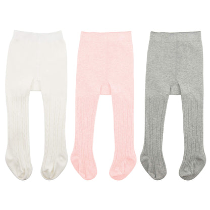Durio Baby Tights for Girls Boys Cotton Children's Tights Children's Tights Set Warm Stockings Leggings