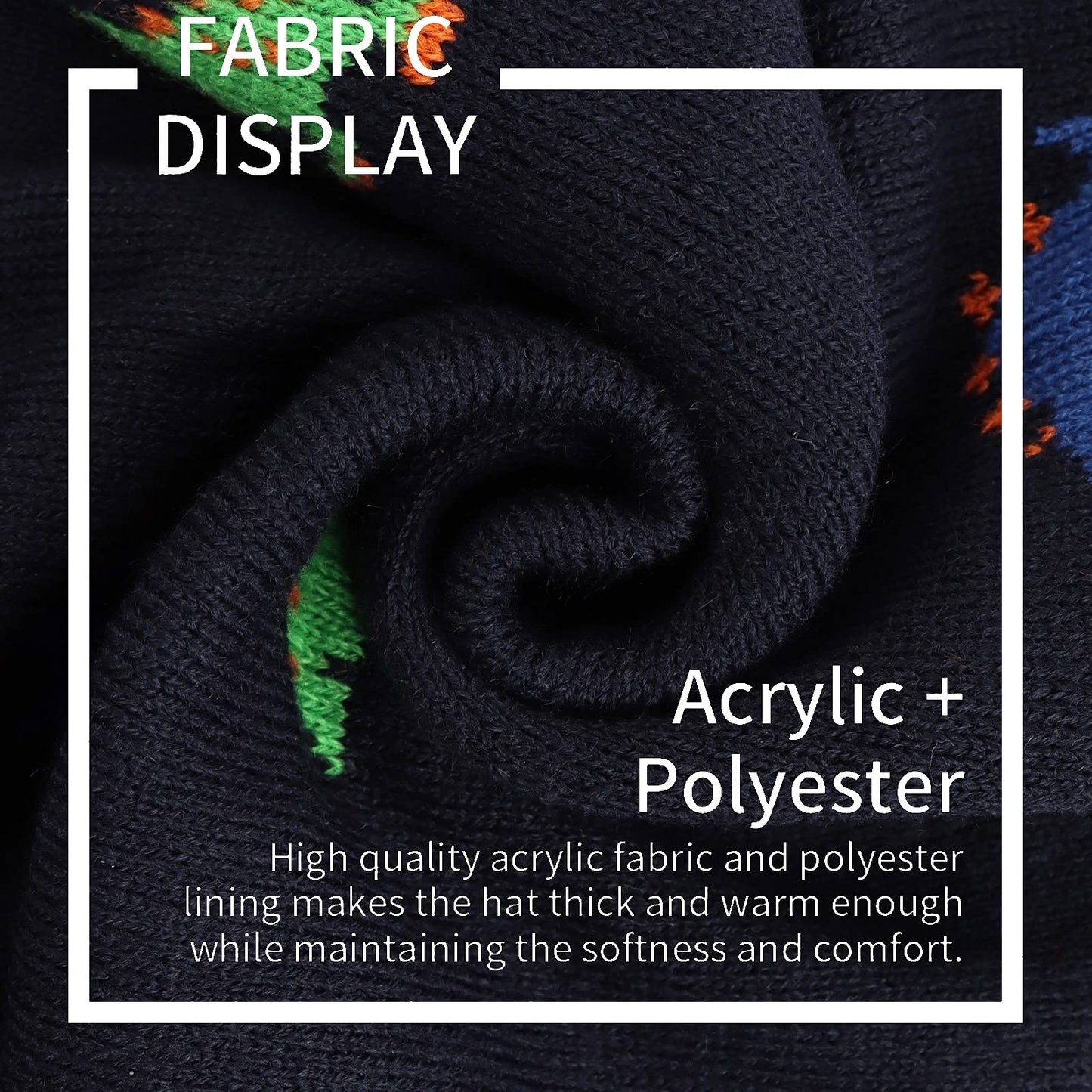 XIAOHAWANG Baby Strickmütze Winter Babymütze Junge Warme Kindermütze Junge Beanie Mütze Dicke Wintermütze für Herbst,Winter