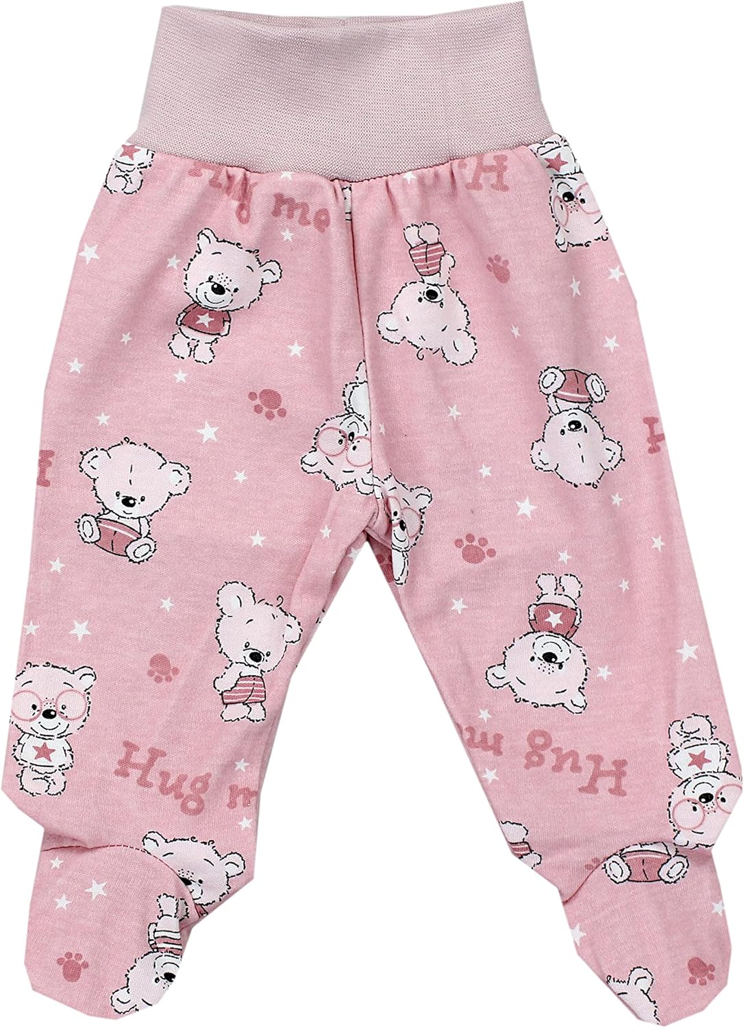 TupTam Baby Unisex Pants with Foot Colourful 5-Pack 
