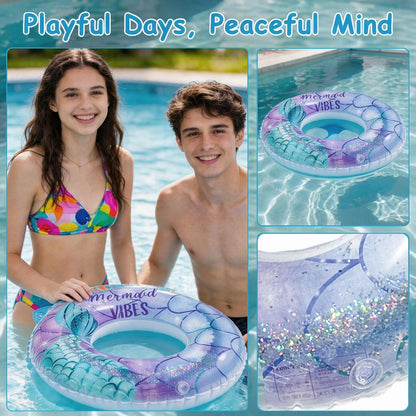 Baby Schwimmring, Baby Schwimmen Ring, Schwimmhilfe mit Schwimmsitz, Schwimmreifen für Kleinkind von 6 Monate bis 48 Monate, Schwimmlernhilfe für Mädchen und Jungs