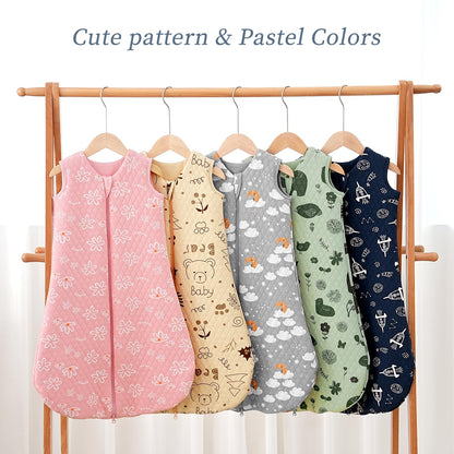Looxii Baby Winter Sleeping Bag, Cotton, 2.5 Tog, Warm Winter Sleeping Bag, Soft Baby Sleeping Bag, Newborn in 6-12 Months, Perfect for Autumn, Winter