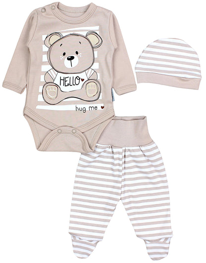 TupTam 3-Piece Unisex Baby Clothing Set with Print