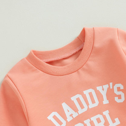 Himllauen Baby Mädchen Kleidung Sweatshirt + Lange Hose Zweiteiler Babykleidung Set Kleinkind Outfits