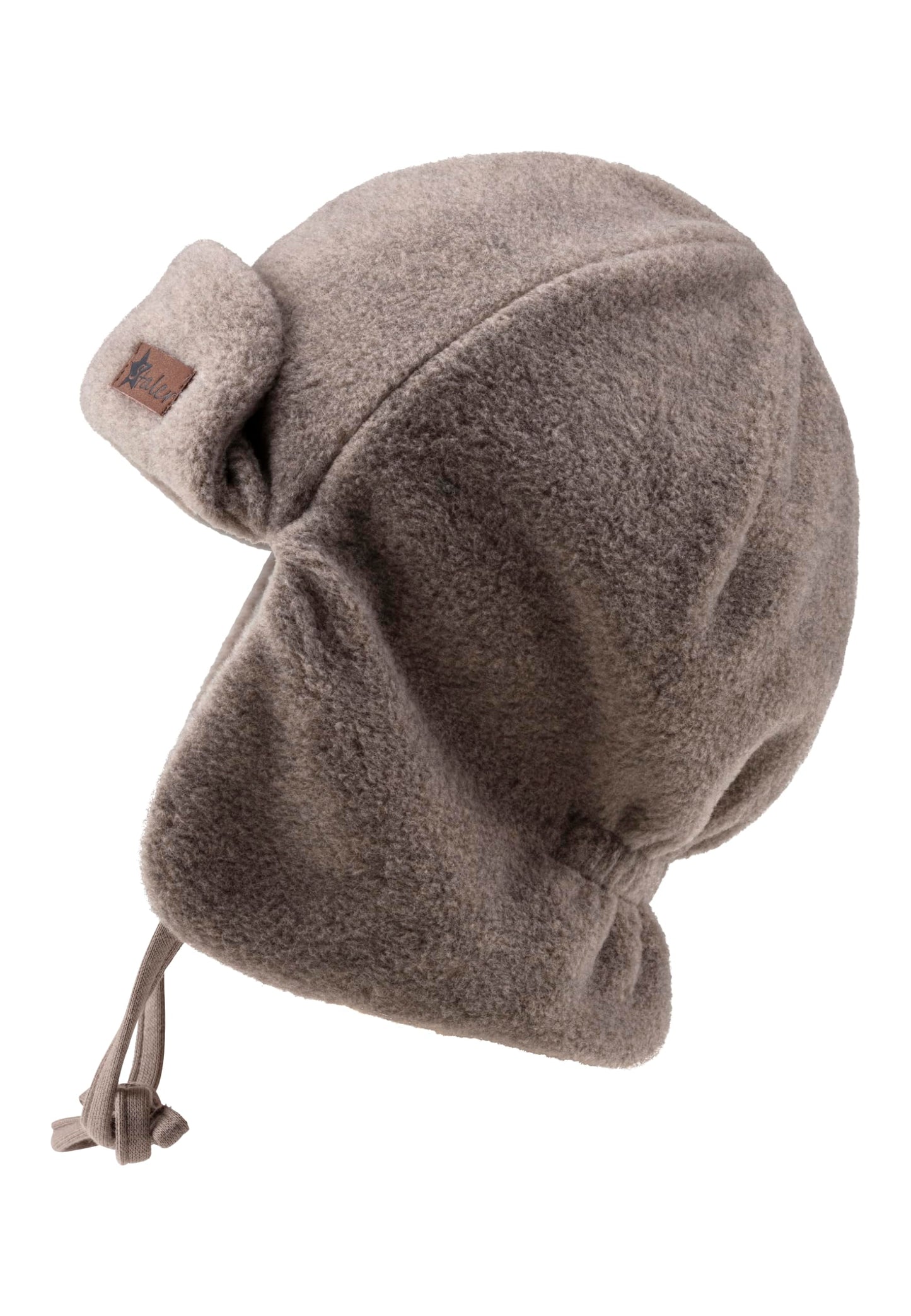 Sterntaler Aviator Hat with Ribbed Pattern - Subtle Striped 