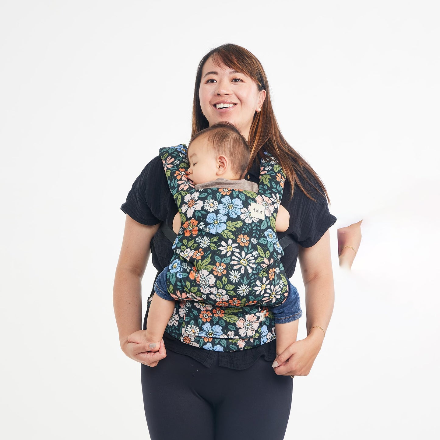 Tula Explore Babytrage für Neugeborene ab Geburt, 3-in-1 Baby-Tragetasche Bauchtrage Rückentrage Ergonomisch (3,2-20,4 kg), Play