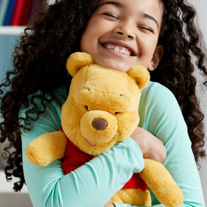 Disney Store Offizielles mittelgroßes I-Aah-Kuscheltier, 18 cm, von Winnie Puuh, Besticktes Kuscheltier mit Flauschiger Mähne und Schwanzspitze, Stickereien, geeignet ab 3 Jahren
