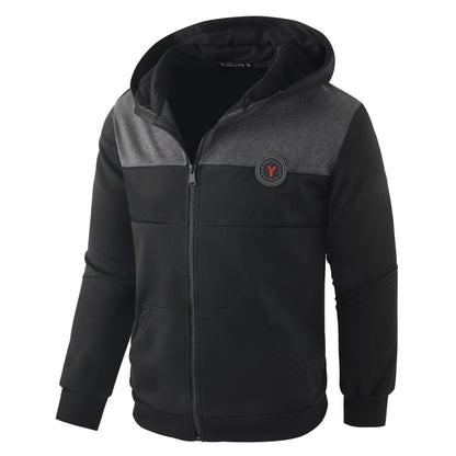 Ywenaisy Sweatjacke Jungen Zip Jacke Jungen Pullover Jungen mit Kapuze Zip Hoodie Kinder Jungen Sweatshirts Kapuzenpullover für Jungen Streetwear Hoodie Jungen für Jahre 8-16 und Höhe 116-170 cm