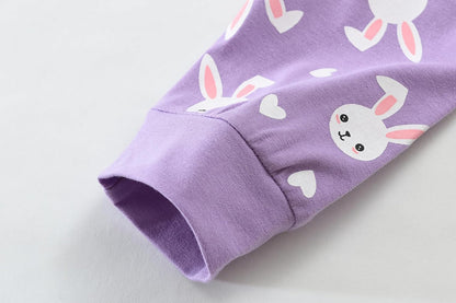 EULLA Kinder Schlafanzüge Mädchen Langarm Winter Pyjama Set Baumwolle Meerjungfrau Einhorn Prinzessin Katze Dino Zweiteilig Nachtwäsche 92 98 104 110 116 122