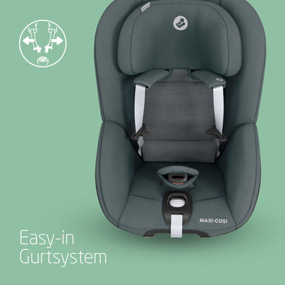 Maxi-Cosi Pebble 360 i-Size Babyschale Drehbar, Neugeborenen Autositz 360 Grad, 0–15 Monate (40–83 cm), Drehung mit einer, ClimaFlow, Easy-In-Gurt, G-CELL Seitenaufprallschutz, Essential Green