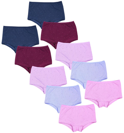 TupTam Unterhosen Mädchen 10er Pack – Bequeme Unterwäsche für Mädchen aus Baumwolle