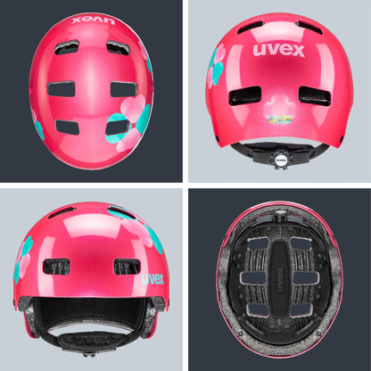 uvex Kid 3 - robust bicycle helmet for children - individual size adjustment - washable interior 