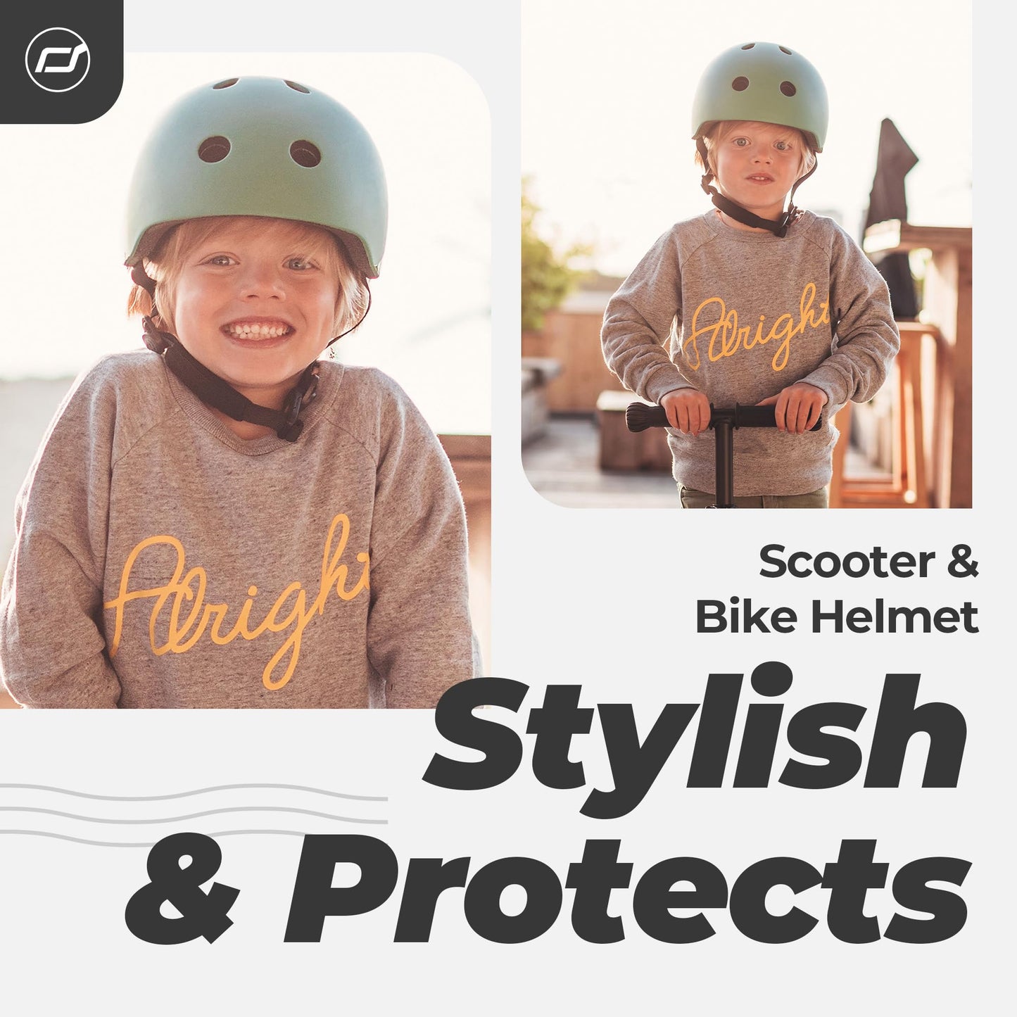 Scoot and Ride Baby Helmet with Adjustable Straps - Matte Finish - Small and Medium - Includes LED Safety Light and Soft Fleece Padding for Extra Protection