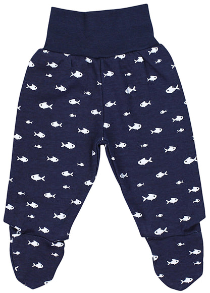 TupTam Baby Strampelhose Jungen Mädchen Hose mit Fuß 5er Pack
