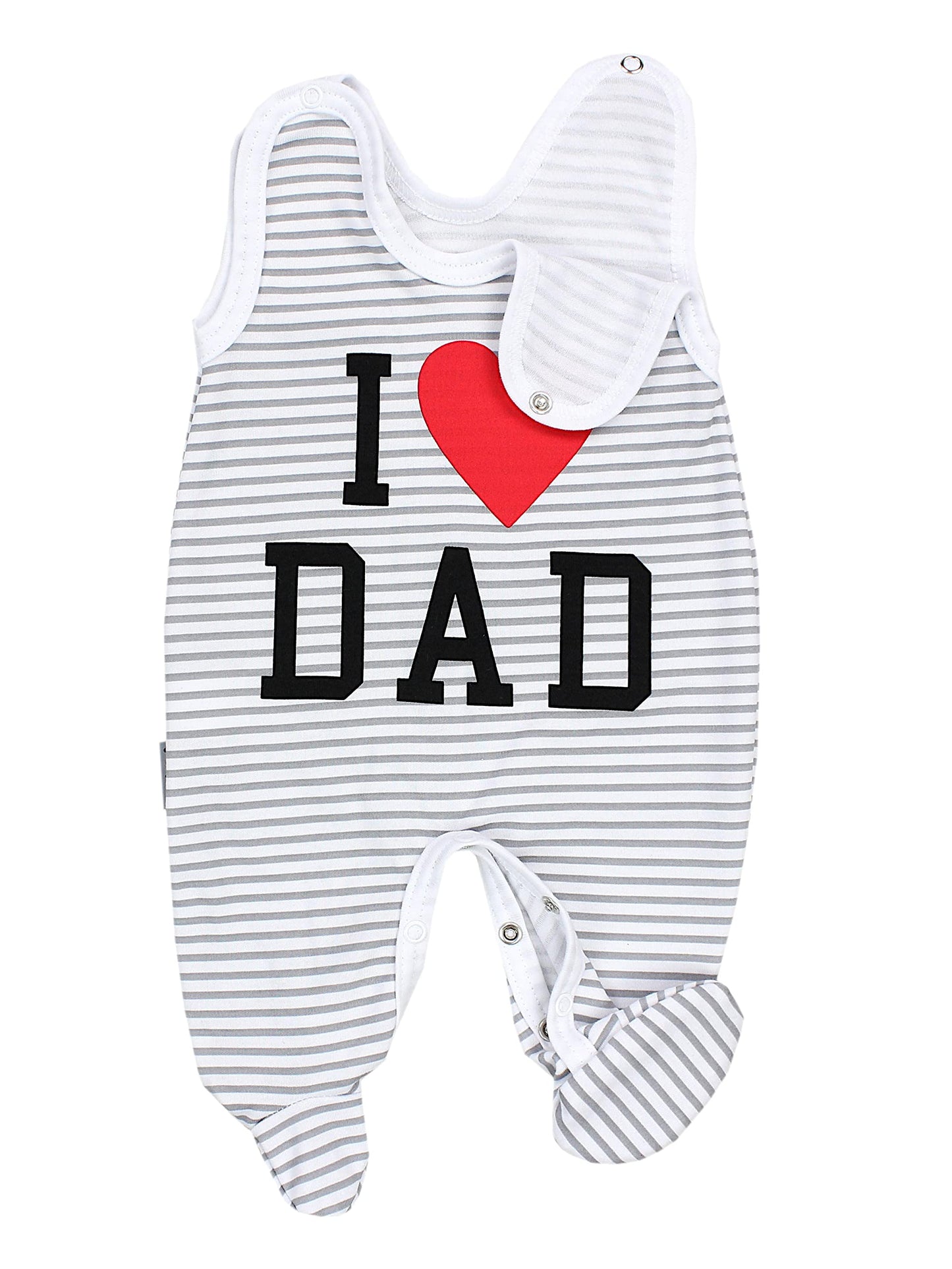 TupTam Unisex Baby Strampler Set Spruch Mamas & Papas Schatz