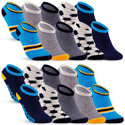 10 pairs of children's sneaker socks boys &amp; girls cotton children's socks 