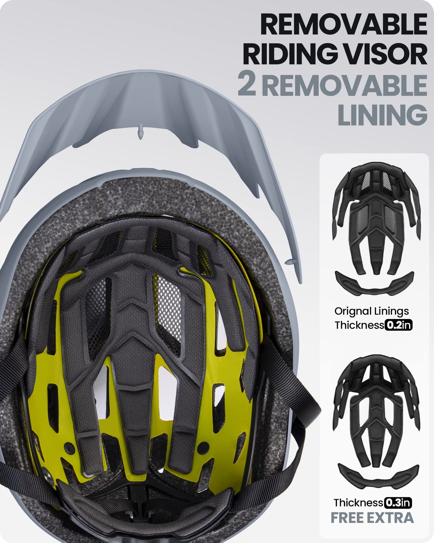 OutdoorMaster MIPS Fahrradhelm - Zwei herausnehmbare Innenfutter & Belüftung in Multi-Environment - Fahrradhelm in Mountain, Autobahn für Jugendliche & Erwachsene