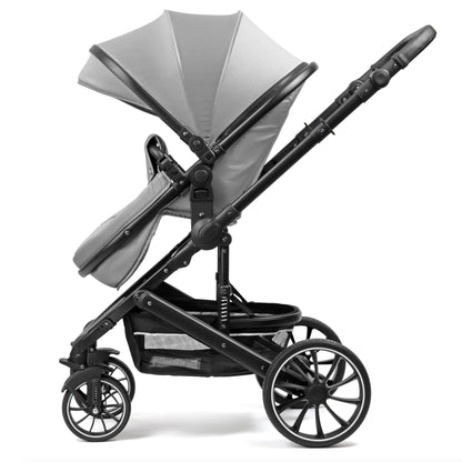 Pixini Neyla Combi Pushchair with Accessories (3-in-1 Set with Baby Seat Black/Black)