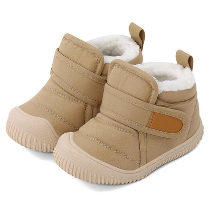 1-5 Years Baby Boys Girls Boots First Walking Shoes Toddler Winter Boots Warne Fur Lined Winter Shoes