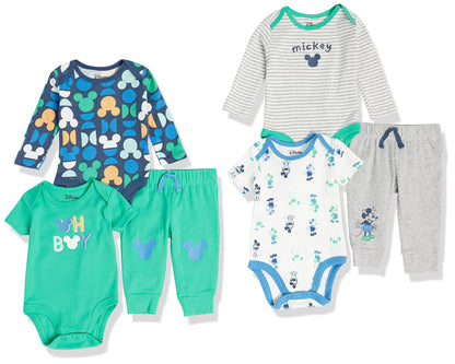 Essentials Disney | Marvel | Star Wars Unisex Baby 6-teiliges Outfit-Set, 6er-Pack