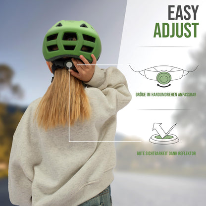 Apollo Kinder Fahrradhelm, Helm für Kinder & Jugendliche, Multisport Helm, Fahrradhelm Mädchen, Fahrradhelm Jungen, Kinderhelm ab 3 Jahre, Verstellbarer Kinder-Helm, ab Größe 48, für Fahrrad & Roller