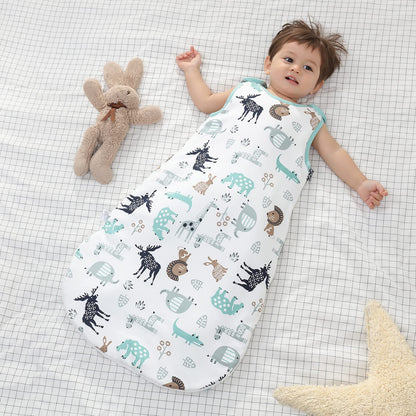 Baby Winter Sleeping Bag, Toddler Sleeping Bag, 2.5 Tog Sleeping Bag, 100% Cotton, Various Sizes from Newborn to 18 Months, All-Year-Round Sleeping Bag