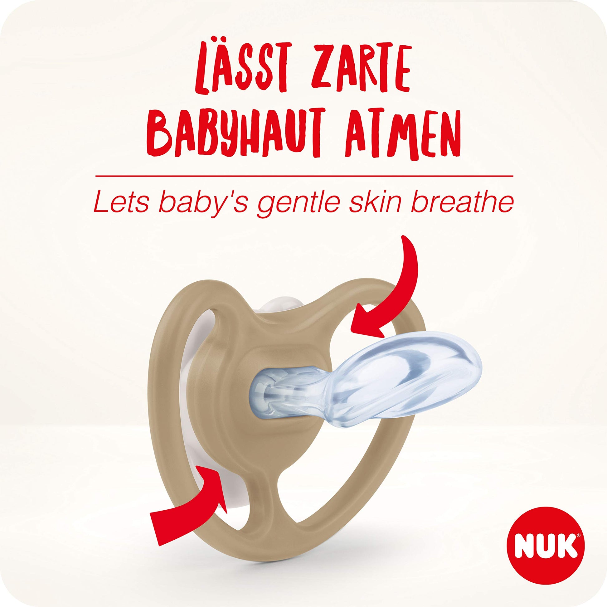 NUK Space Schnuller | 0–6 Monate | Schnuller mit extra Belüftung | BPA-freies Silikon | Disney Winnie Puuh | 2 Stück - Meloni2