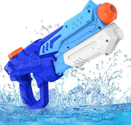 Water Gun Toy, Kiztoys Squirt Guns for Kids Adults Large Water Squirt Guns 8 - 10 Meters Long Range for Party Blaster Beach Summer Pool Water Balloons Water Toys