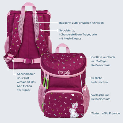 Scooli – Mini Me Kindergarten Rucksack – leichter Kinderrucksack – Vorschulrucksack – gepolsterte Träger