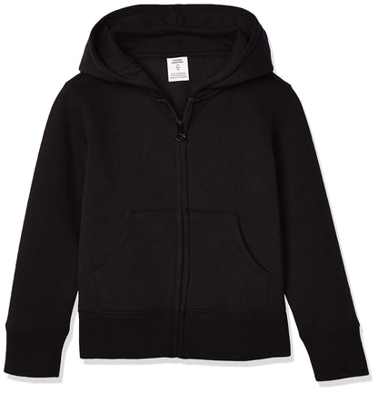 Essentials Girls' Fleece Zip-Up Hoodie 