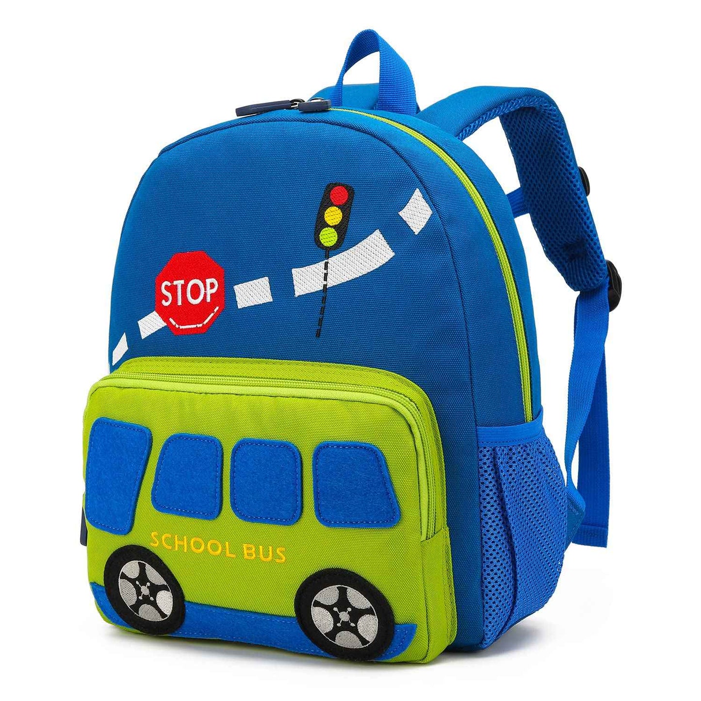 willikiva Car Dinosaur Toddler Kids Backpack for Boys and Girls Kids Waterproof Preschool Bag