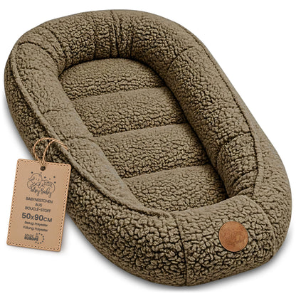 Nestchen Baby - Babynestchen Neugeborene Minky Babynest für Kinderbett Vielseitiges tragbar Nest kuschelnest zubehör für babybett warm Winter coccon Teddybären