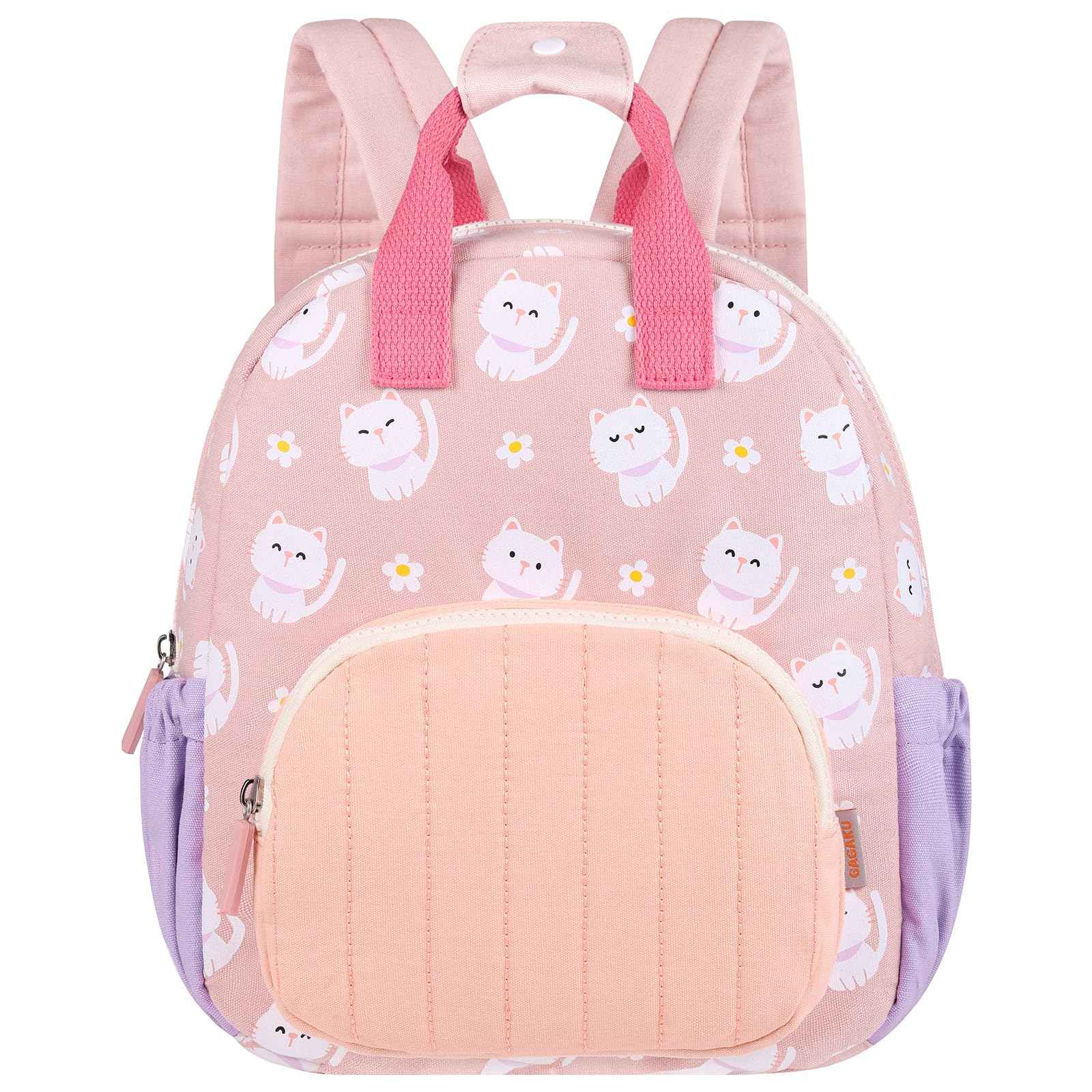 Kinderrucksack Mädchen 30cm Rucksack Kleinkind Kinderrucksack für 2-4 Jahre Kinder kindergartenrucksack Mini Tagesrucksack Reisetasche - Rosa Erdbeere