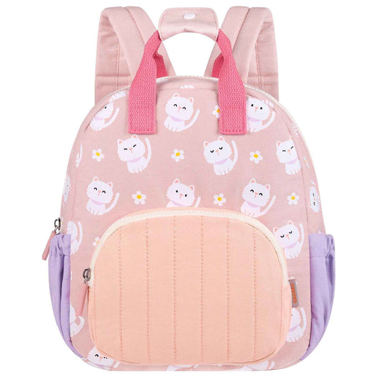Kinderrucksack Mädchen 30cm Rucksack Kleinkind Kinderrucksack für 2-4 Jahre Kinder kindergartenrucksack Mini Tagesrucksack Reisetasche - Rosa Erdbeere